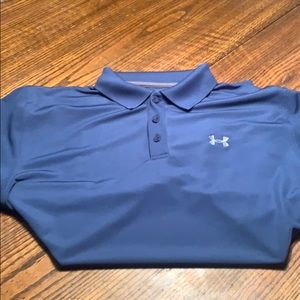 Under Armour Heat Gear Navy Polo